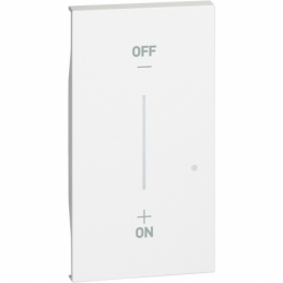 bticino living now cover per comando luci wireless colore bianco bticino kw42m2
