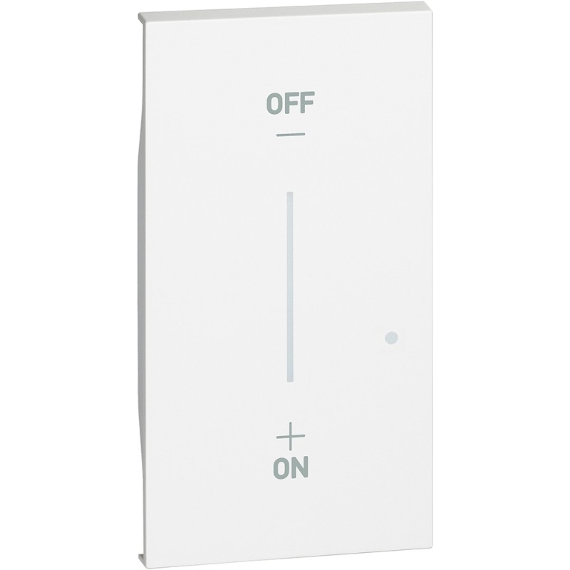 bticino living now cover per comando luci wireless colore bianco bticino kw42m2