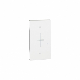 bticino living now  cover per comando tapparella wireless 2 moduli colore bianco  bticino kw43m2