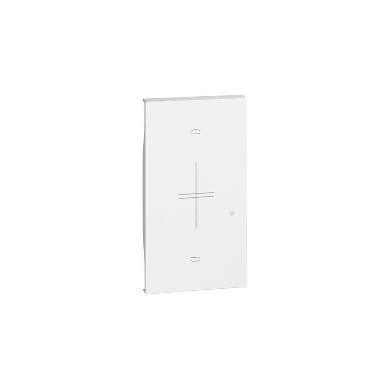 bticino living now  cover per comando tapparella wireless 2 moduli colore bianco  bticino kw43m2