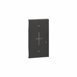 bticino living now cover per comando tapparella wireless 2 moduli colore nero bticino kg43m2