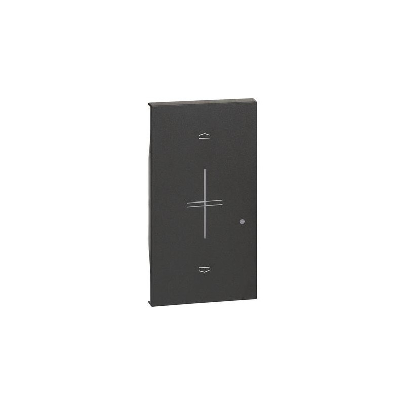 bticino living now cover per comando tapparella wireless 2 moduli colore nero bticino kg43m2