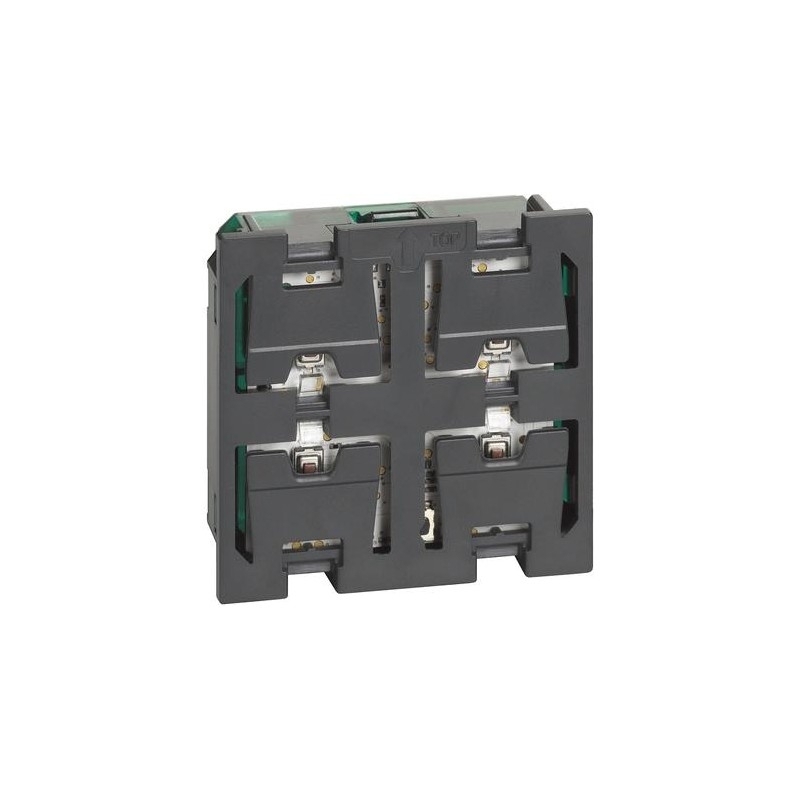 bticino living now comando illuminato 2 moduli per gestione on/off su/giu' e carico dimmerabile bticino k4652m2