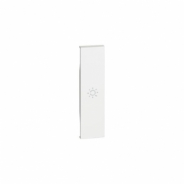 bticino living now  cover illuminabile simbolo luce un modulo colore bianco bticino kw01a