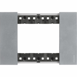 bticino living now placca moon tre posti  zama bticino ka4803nw