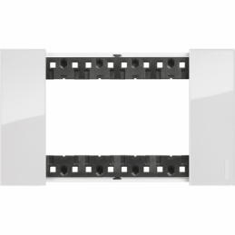 bticino living now placca ghiaccio quattro posti  tecnopolimero bticino ka4804dw