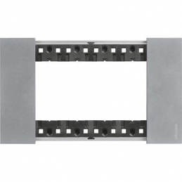 bticino living now placca moon quattro  posti  zama bticino ka4804nw