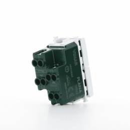 vimar plana due pulsanti interbloccabili  1p no+no 10a bianco vimar 14062