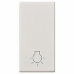 vimar plana  copritasto un modulo simbolo luce vimar 14021.l