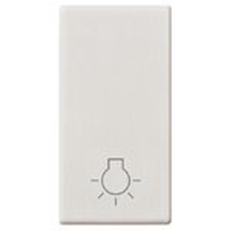 vimar plana  copritasto un modulo simbolo luce vimar 14021.l