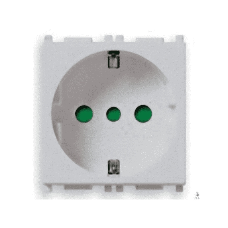 vimar plana presa 2p+t  16a p30 bianco vimar 14209