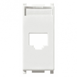 vimar plana adattatore rj45  amp avaya bianco vimar 14338.c