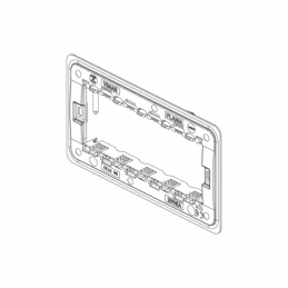 vimar plana supporto 5 moduli per scatole rettangolari vimar 14609