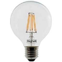beghelli globo zafiro  chiaro led 230v g120 12w e27 1600 lumen 2700k luce calda beghelli 56447
