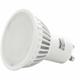 beghelli faretto eco spot led 6w 95° 230v gu10 3000k luce calda beghelli 56043