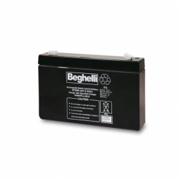 beghelli batterie di ricambio pb 6v 6