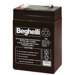 beghelli batterie al piombo per portatili pb 6v 4ah. 0