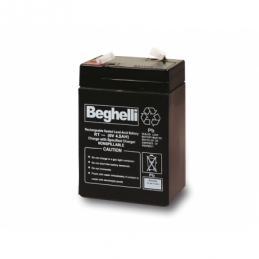 beghelli batterie al piombo pb 6v 5ah. 0
