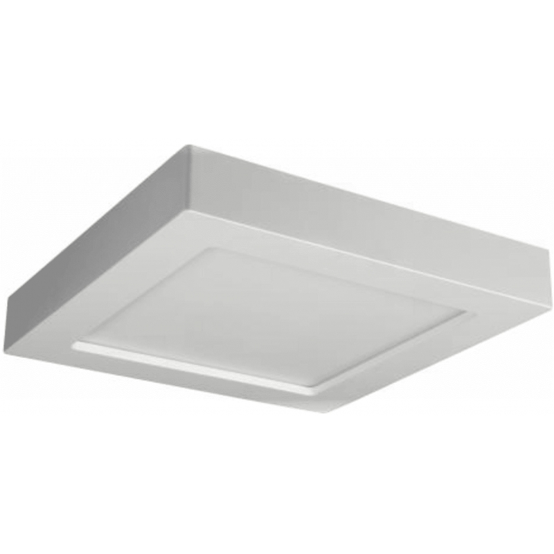beghelli applique plafoniera x six sq led cct 20w ip20 3000k 6500k beghelli 71061