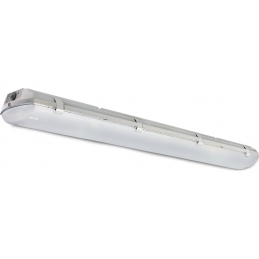 beghelli plafoniera bs100 led 2x58 ed 4000k ip65 beghelli 258ed