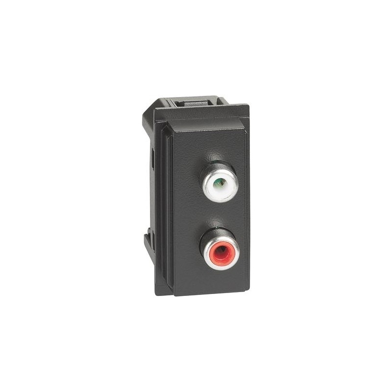 bticino living now   modulo rca audio nero bticino kg4269r